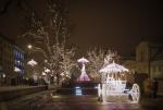 Krakowskie Przedmieście w świątecznym wystroju