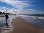 Spacer dziką plażą:)
