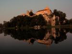Klasztor w Tyńcu o niebieskiej godzinie