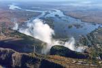 Wiktoria falls z lotu ptaka