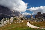 Dolomity - chmurzasto