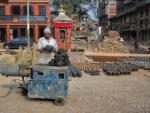 Bhaktapur - na placu garncarskim